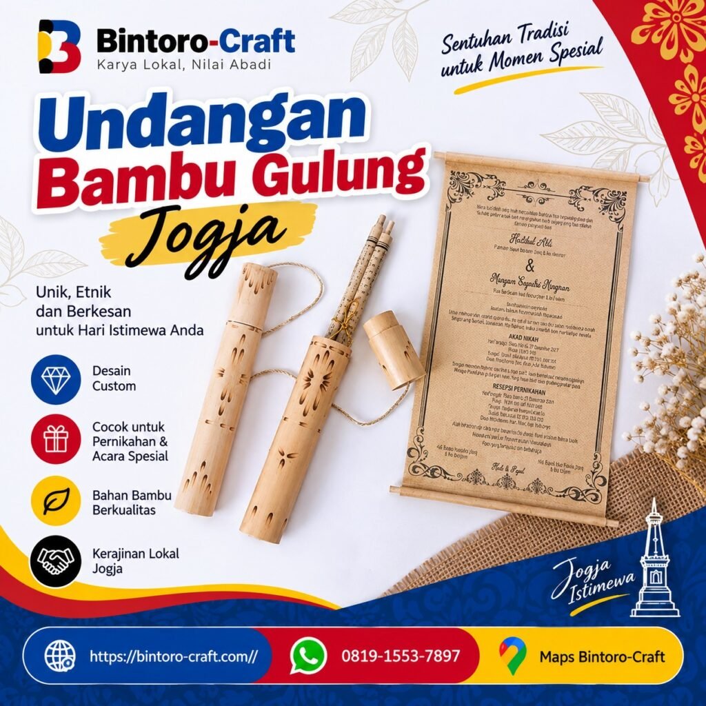 undangan bambu gulung jogja