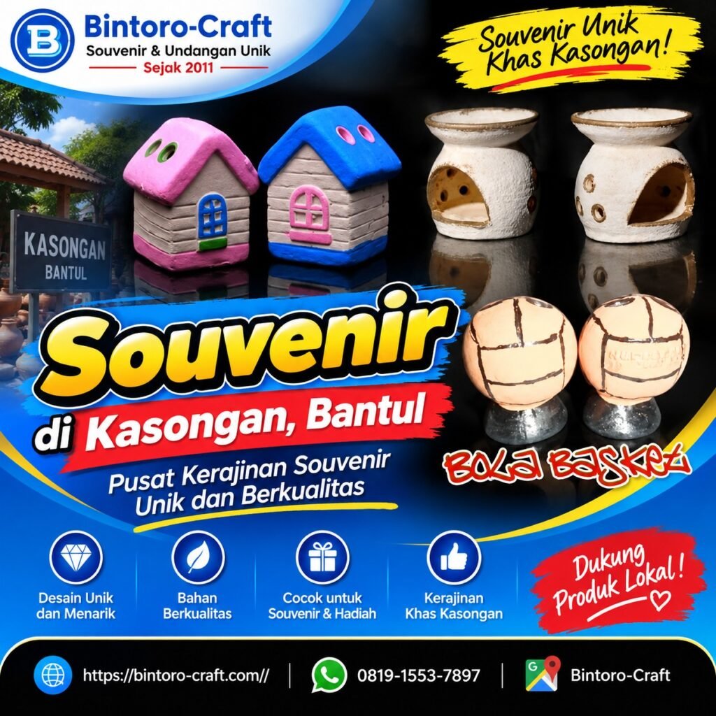 Souvenir di Kasongan, Bantul