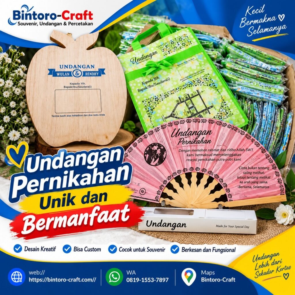 Undangan Pernikahan Unik dan Bermanfaat
