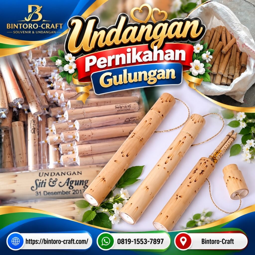 Undangan Pernikahan Gulungan
