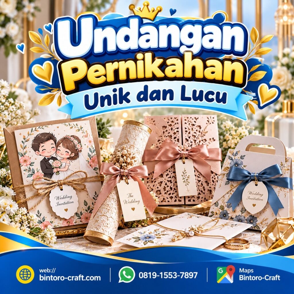 Undangan Pernikahan Unik dan Lucu