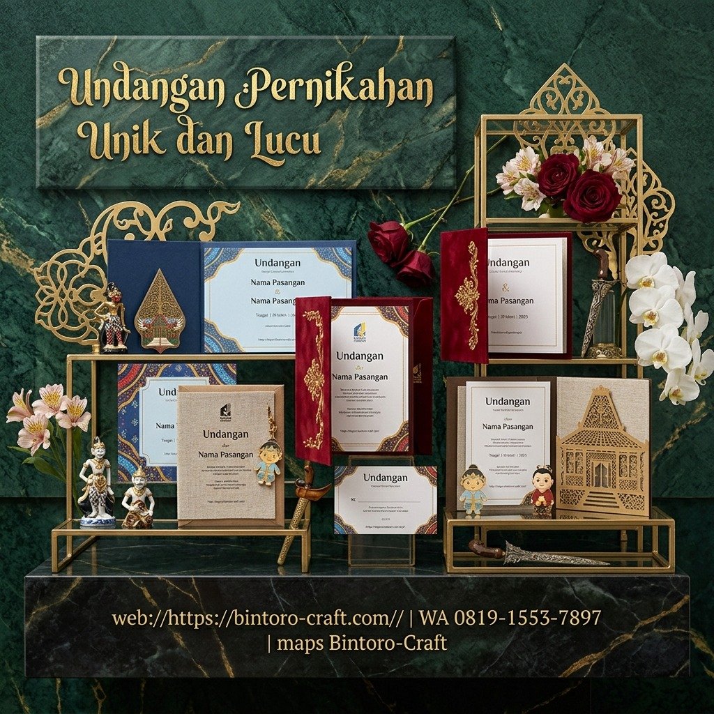 Undangan Pernikahan Unik dan Lucu