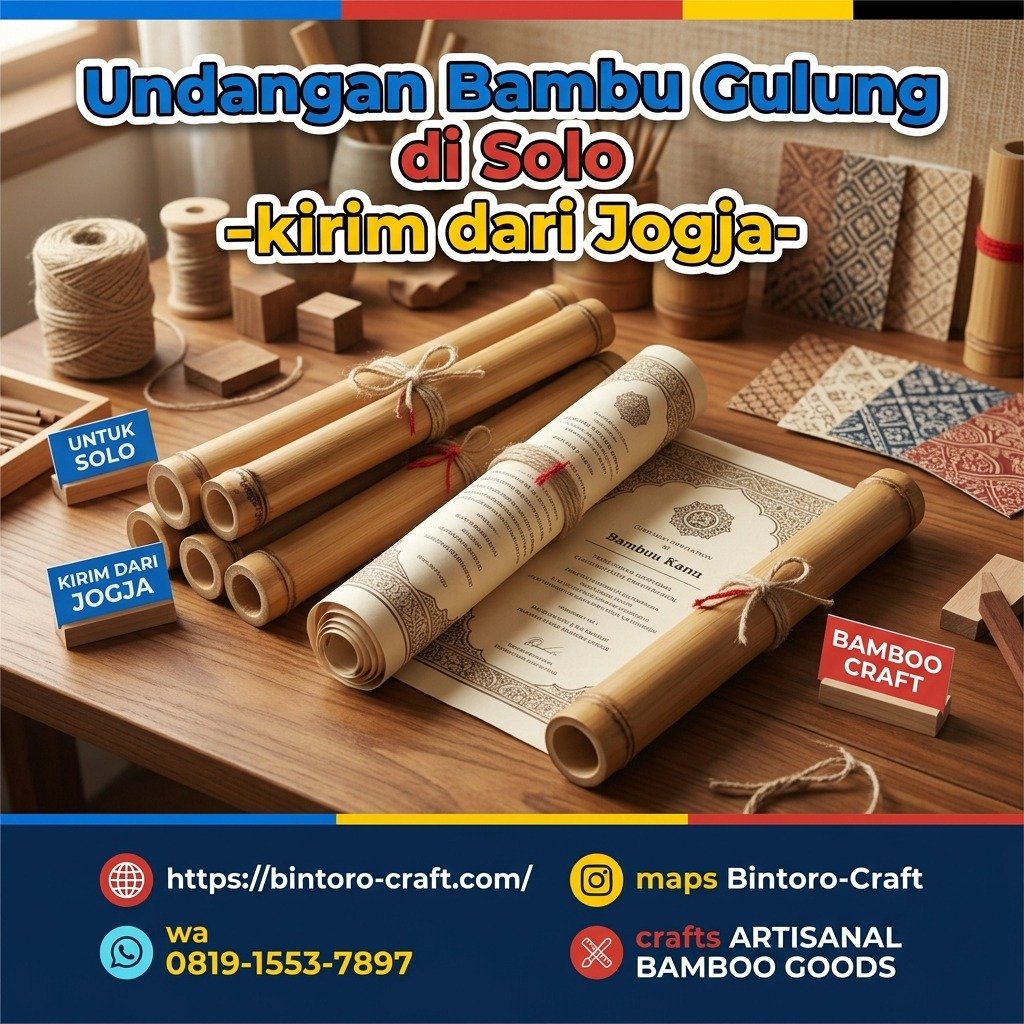 Undangan Bambu Gulung di Solo