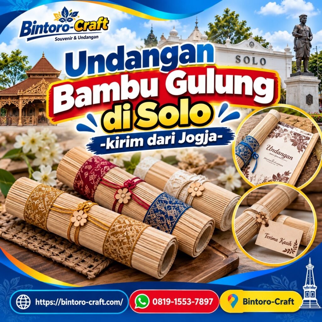 Undangan Bambu Gulung di Solo