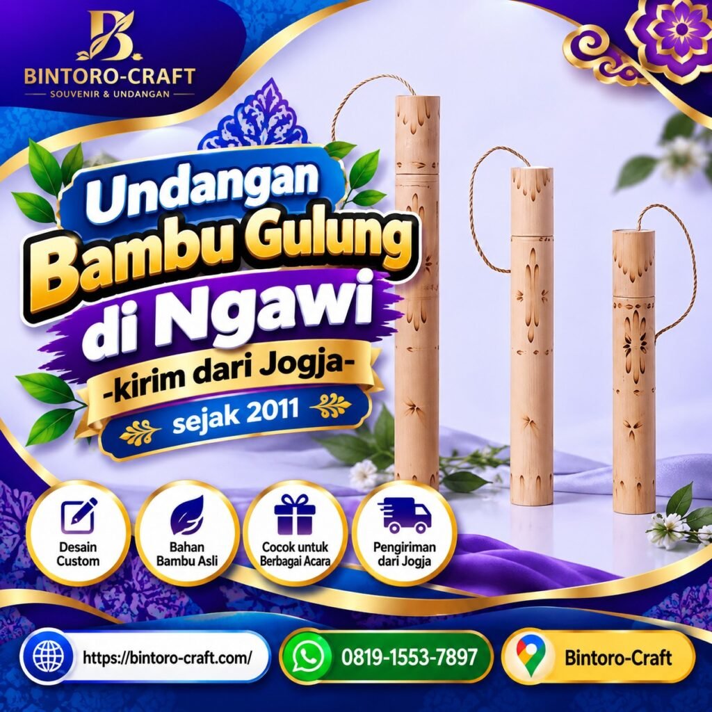 Undangan Bambu Gulung Ngawi