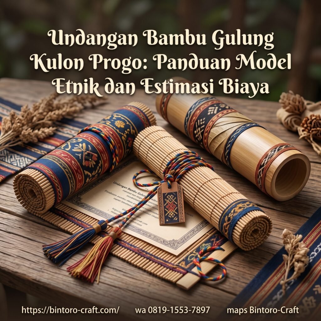 Undangan Bambu Gulung Kulon Progo