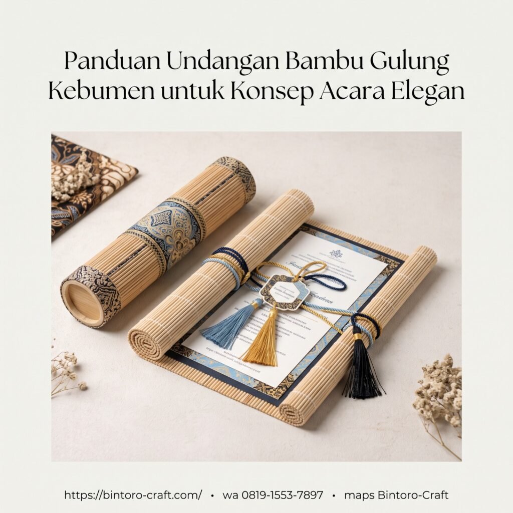 Undangan Bambu Gulung Kebumen