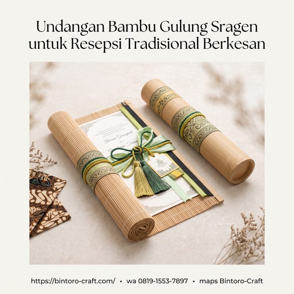 Undangan Bambu Gulung Sragen