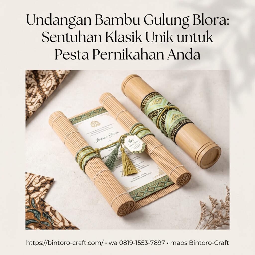 Undangan Bambu Gulung Blora