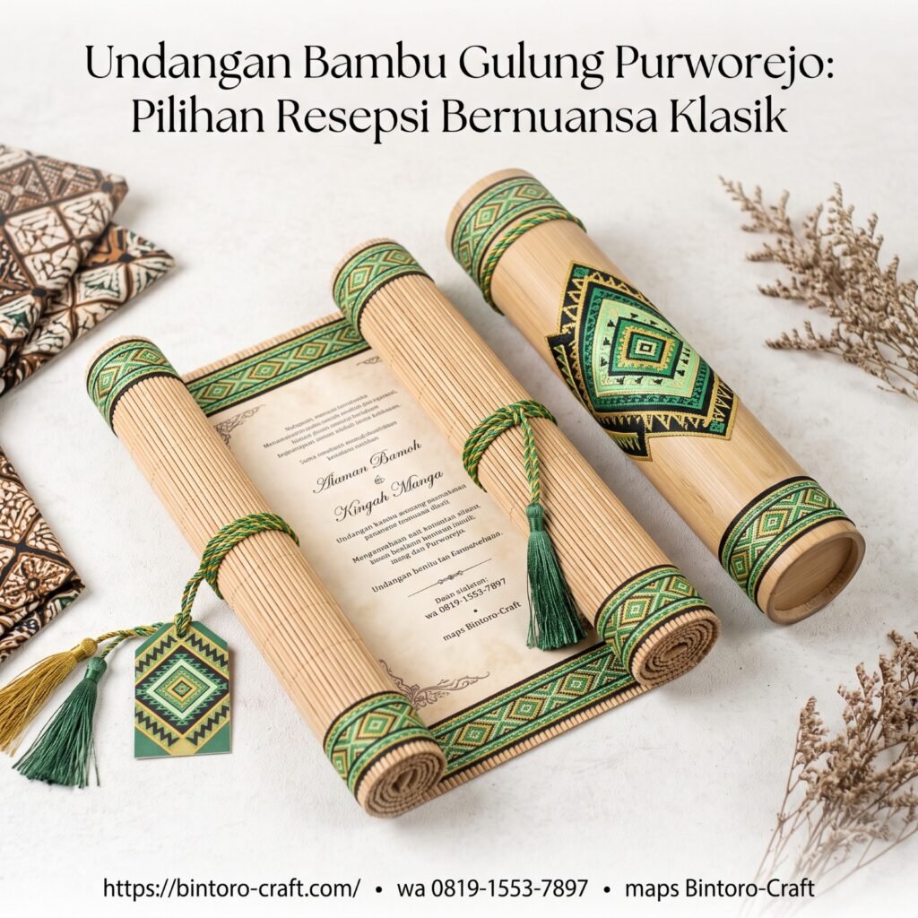 Undangan Bambu Gulung Purworejo