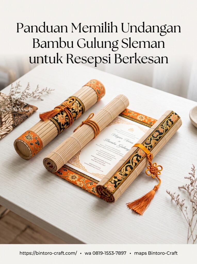 Undangan Bambu Gulung Sleman 