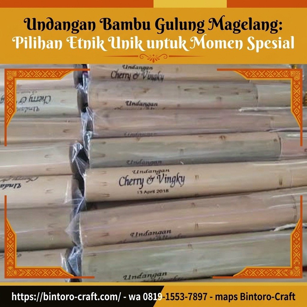 Undangan Bambu Gulung Magelang
