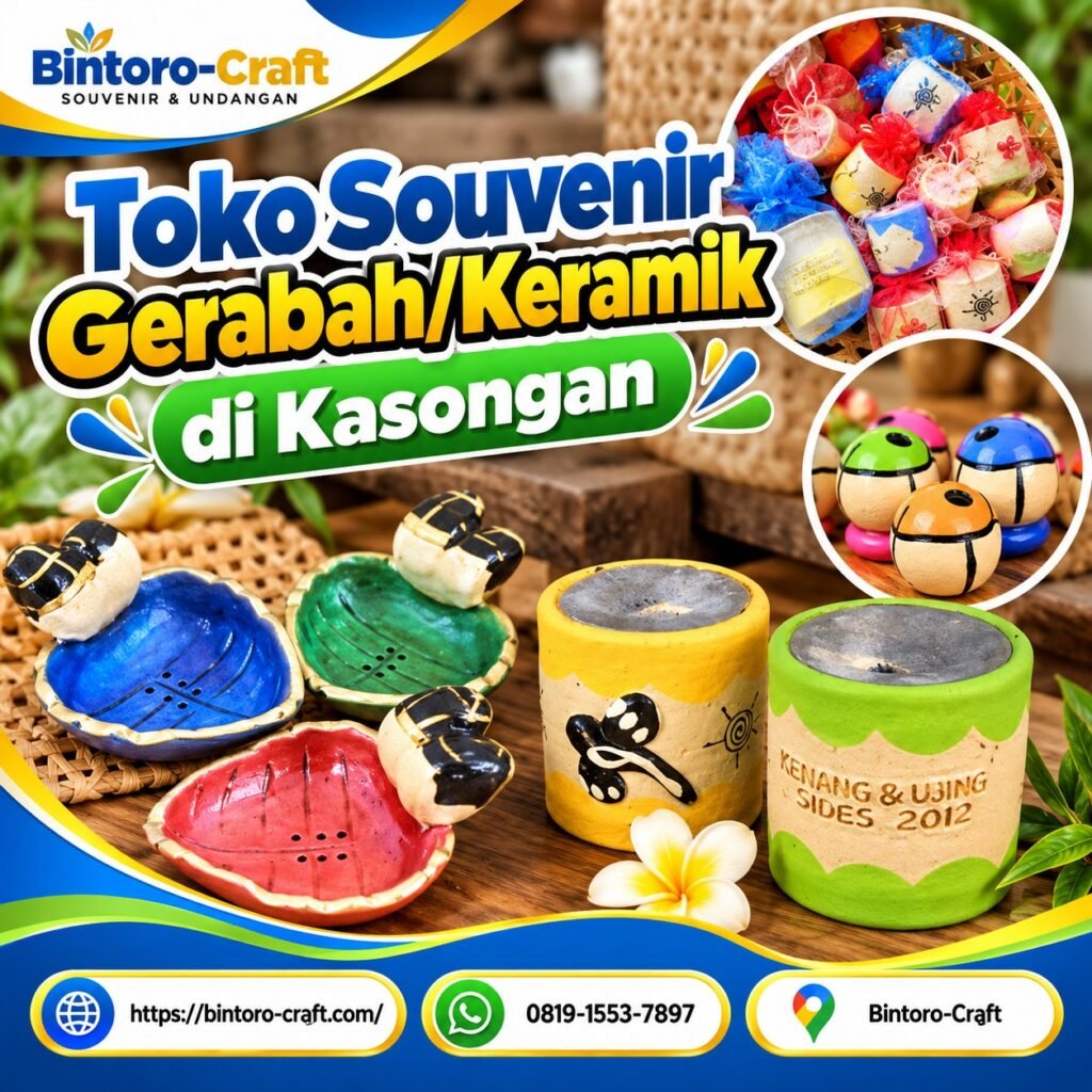 Toko Souvenir Gerabah/Keramik di Kasongan, Bantul