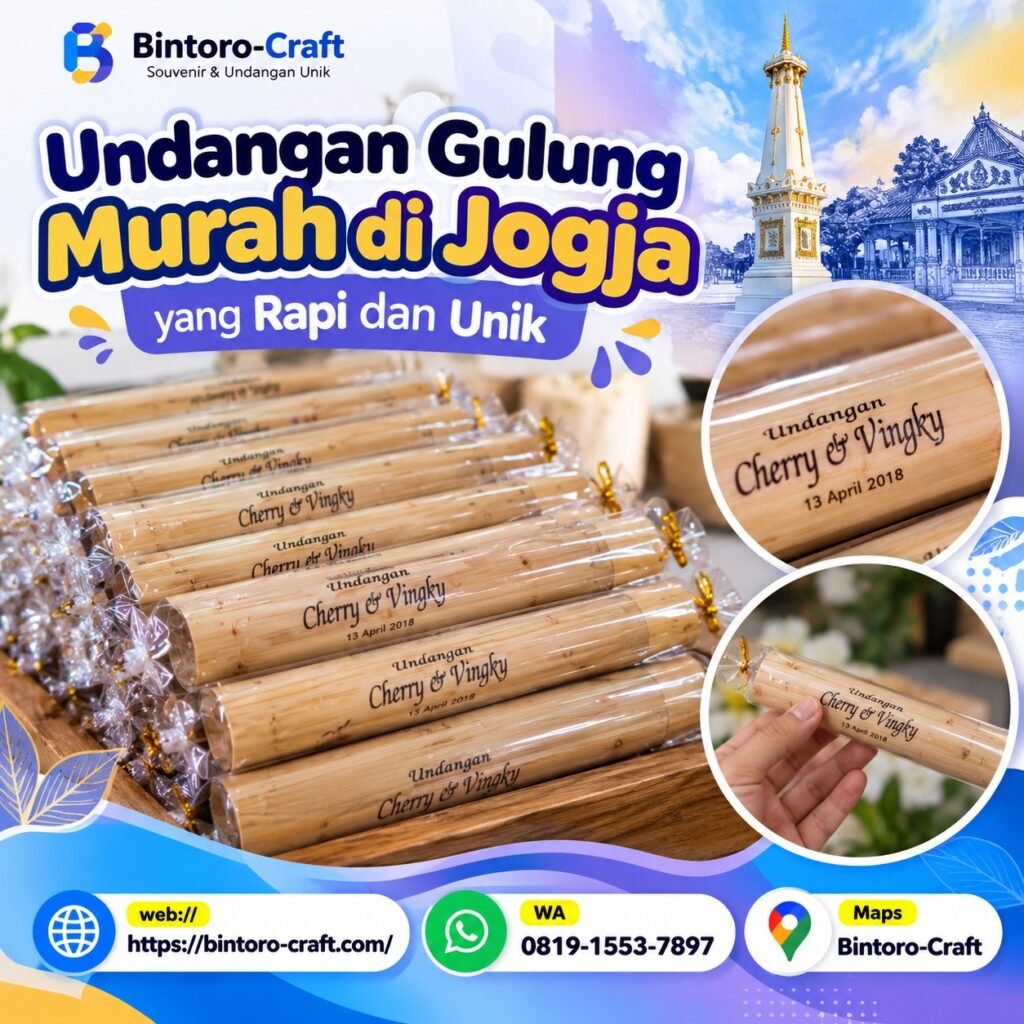 Undangan Gulung Murah di Jogja