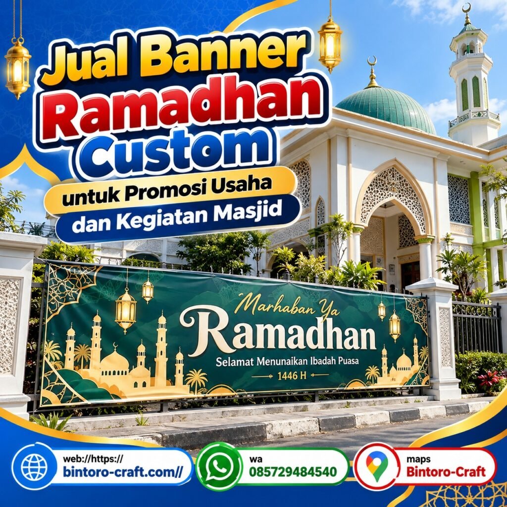 Jual Banner Ramadhan Custom