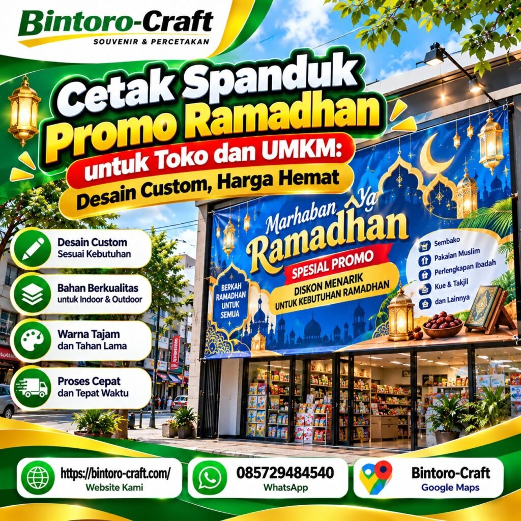 Jasa Cetak Spanduk Ramadhan Jogja: 7 Ide Promosi Ampuh untuk Toko dan UMKM
