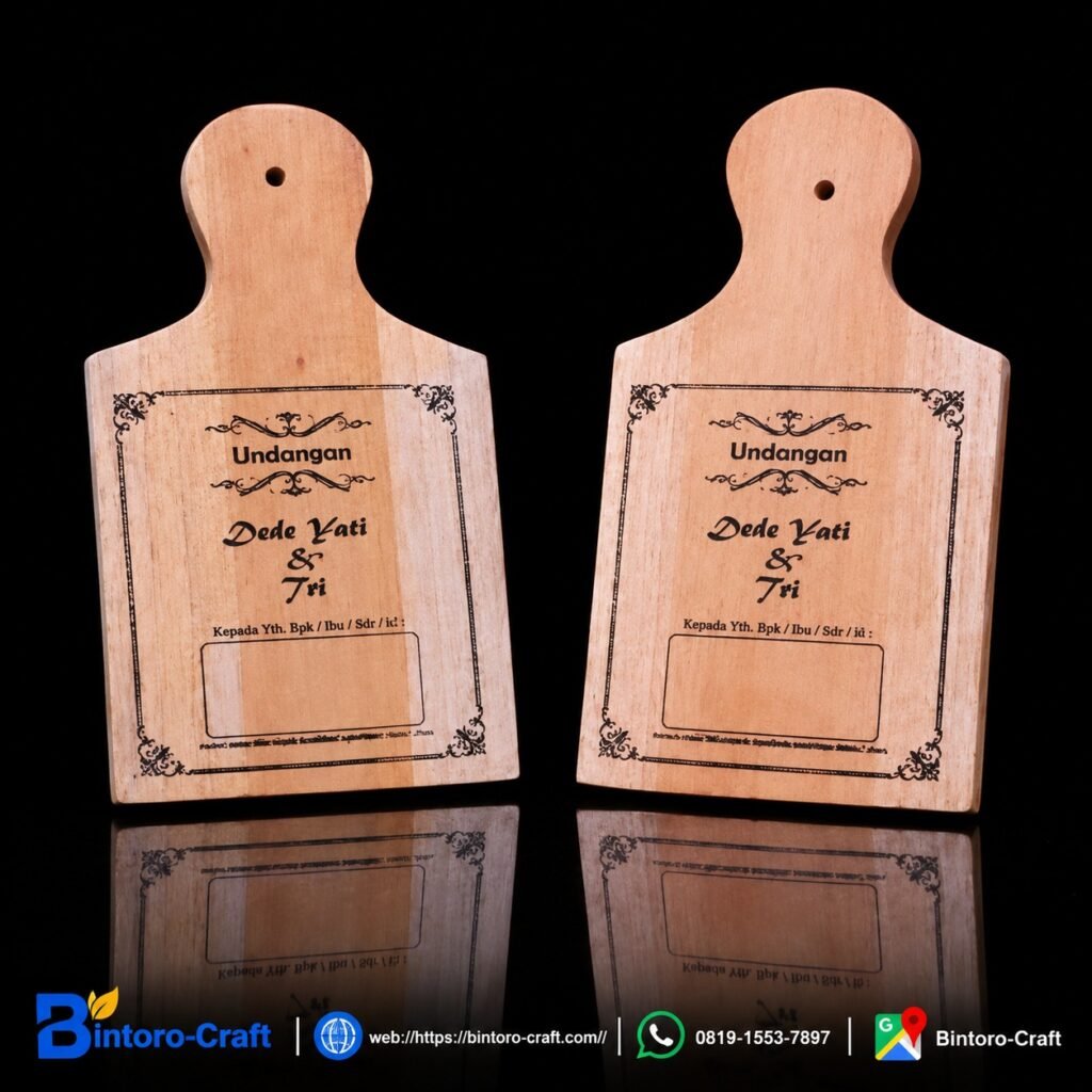 Undangan Talenan Kayu