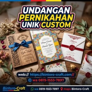 Undangan Pernikahan Unik Custom