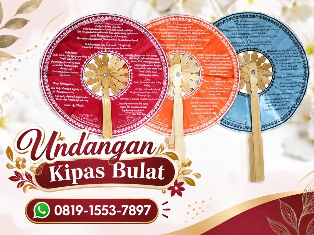 Undangan Kipas Bulat
