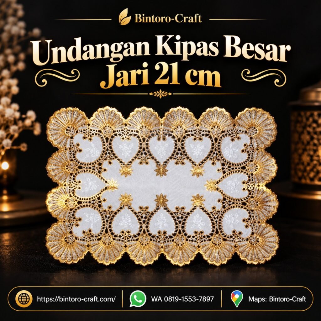 souvenr taplak meja emas