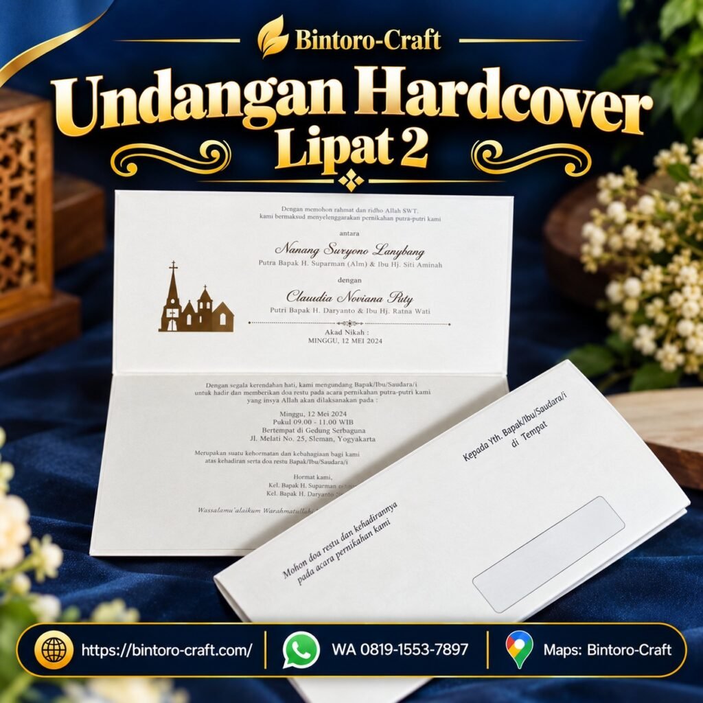 Undangan Hardcover Lipat 2
