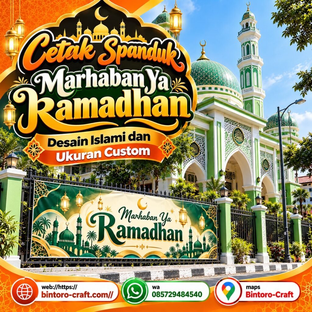 Cetak Spanduk Marhaban Ya Ramadha