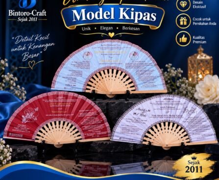 Undangan Pernikahan Model Kipas