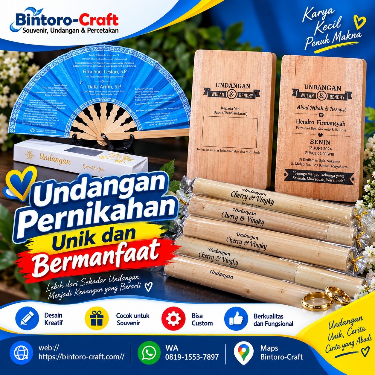 Undangan Pernikahan Unik dan Bermanfaat