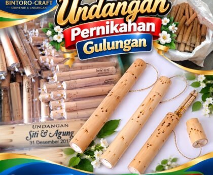Undangan Pernikahan Gulungan