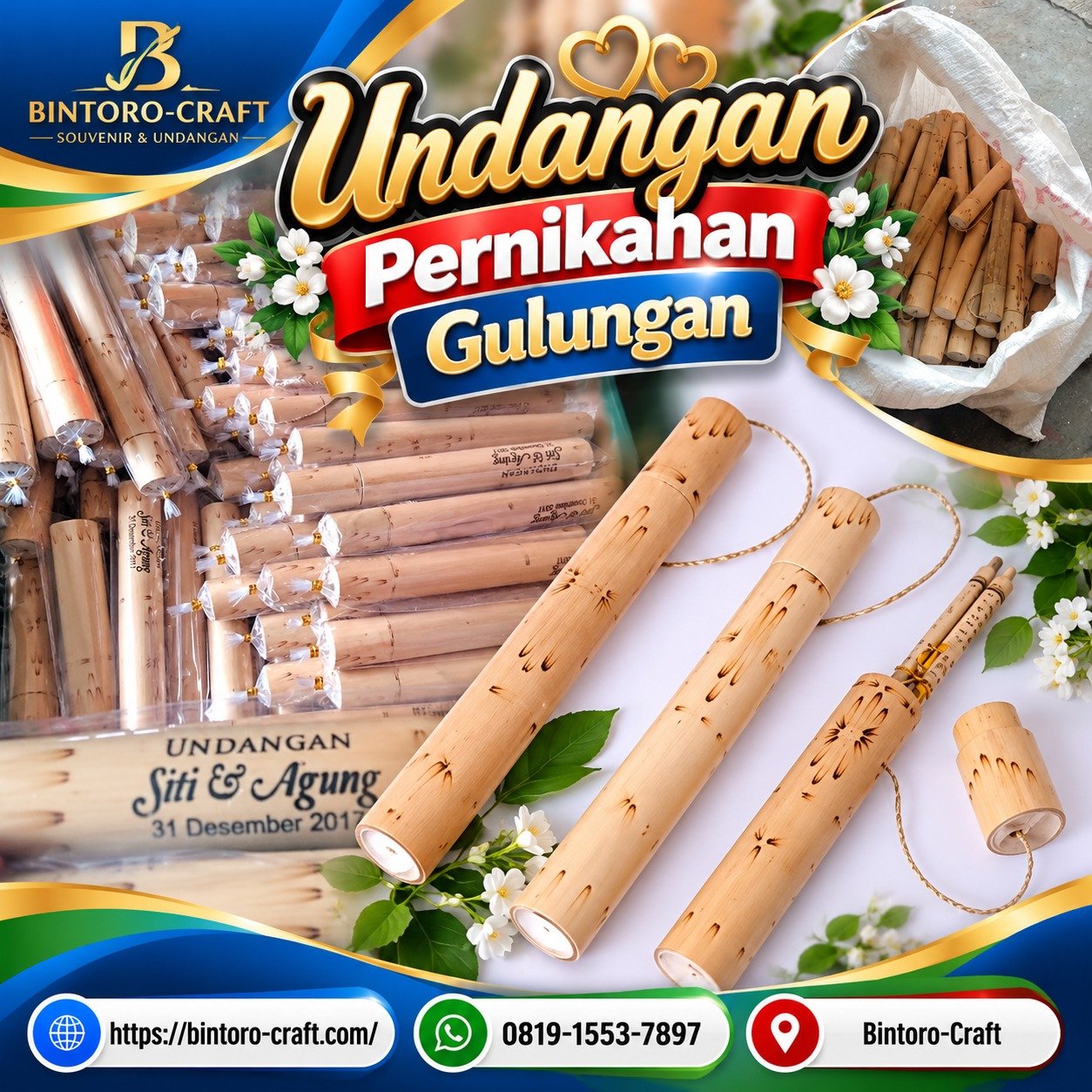 Undangan Pernikahan Gulungan
