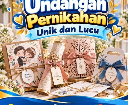 Undangan Pernikahan Unik dan Lucu