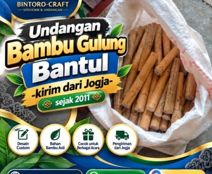 Undangan Bambu Gulung Bantul