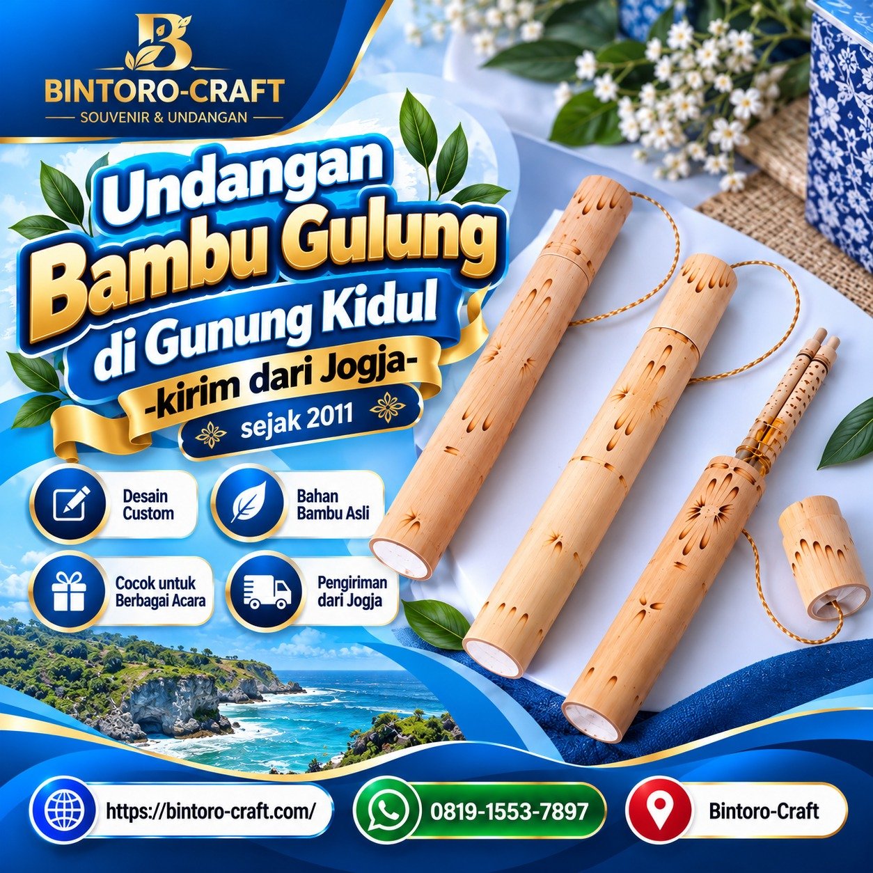 Undangan Bambu Gulung Gunung Kidul