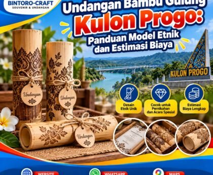 Undangan Bambu Gulung Kulon Progo