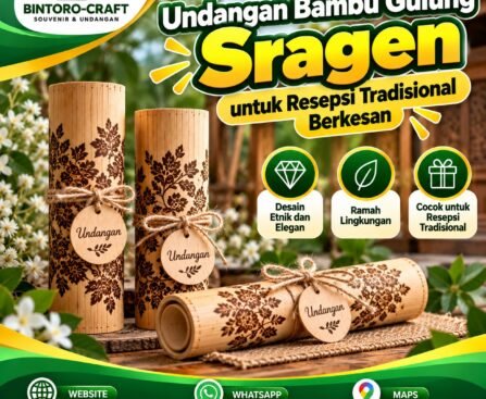 Undangan Bambu Gulung Sragen