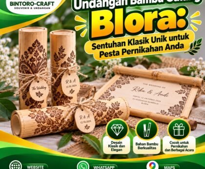 Undangan Bambu Gulung Blora