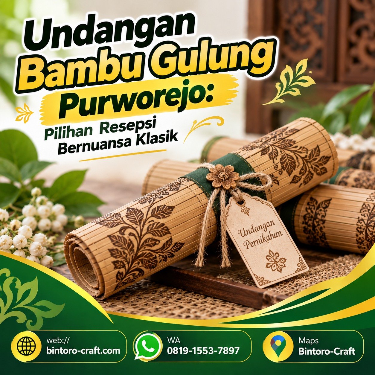 Undangan Bambu Gulung Purworejo