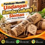 Undangan Bambu Gulung Sleman