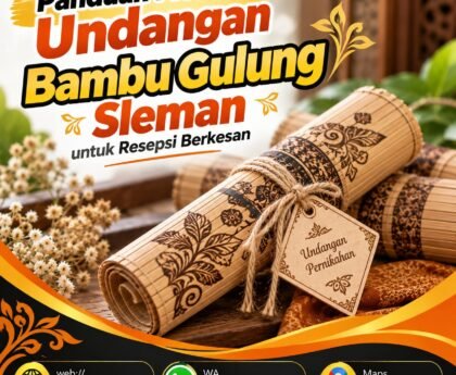 Undangan Bambu Gulung Sleman