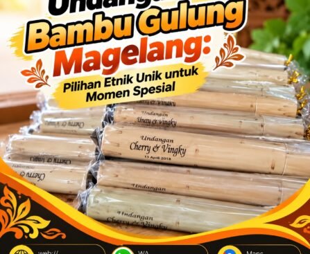 Undangan Bambu Gulung Magelang