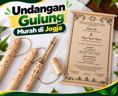 Undangan Gulung Murah di Jogja