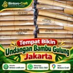 Tempat Bikin Undangan Bambu Gulung Jakarta