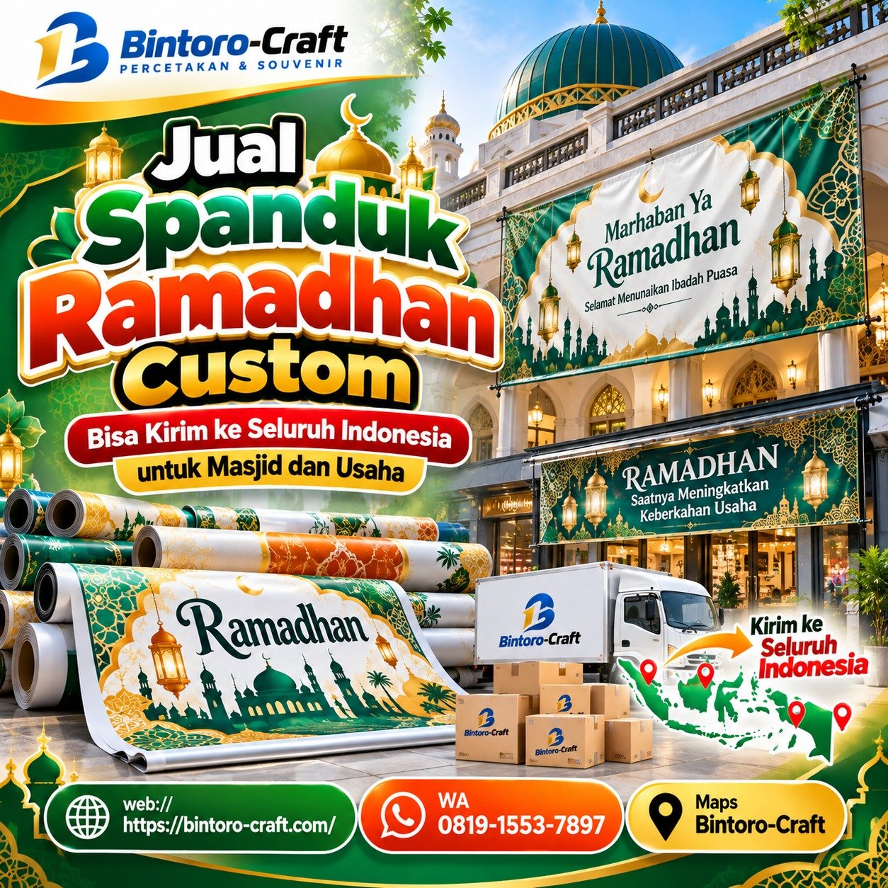 Jual Spanduk Ramadhan Custom