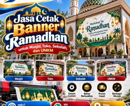 Jasa Cetak Banner Ramadhan untuk Masjid, Toko, Sekolah, dan UMKM