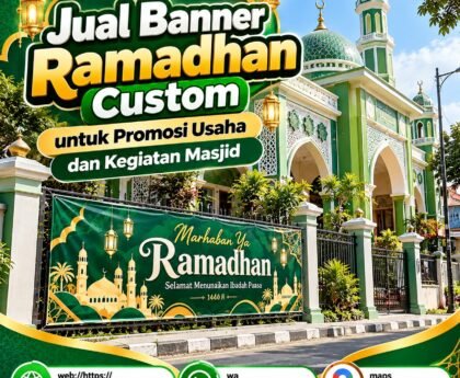 Jual Banner Ramadhan Custom