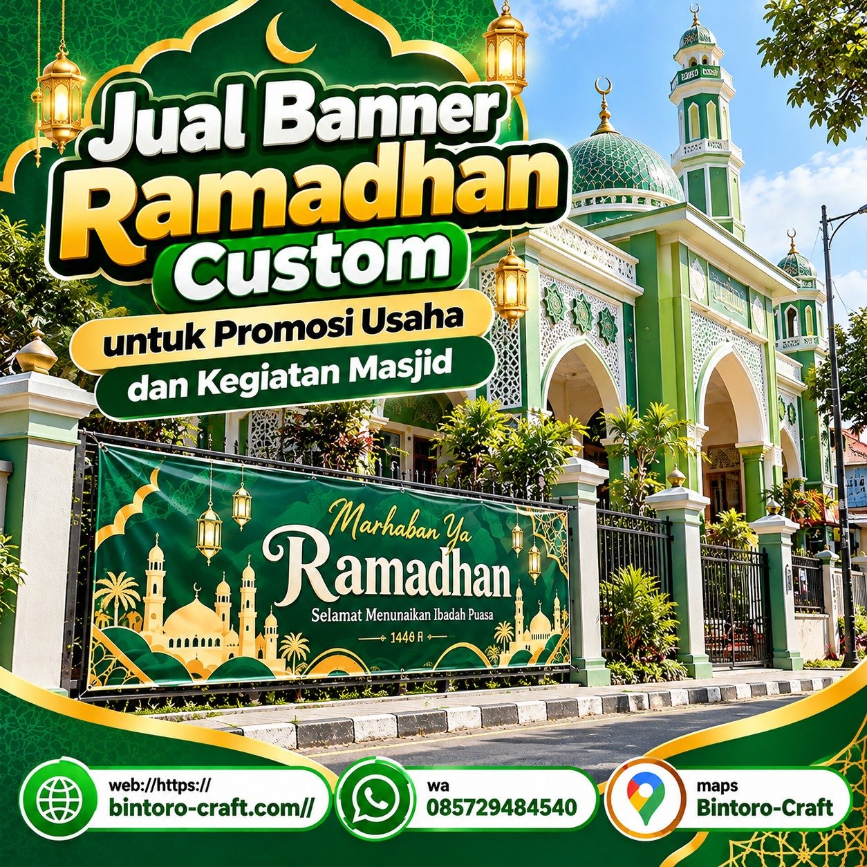 Jual Banner Ramadhan Custom