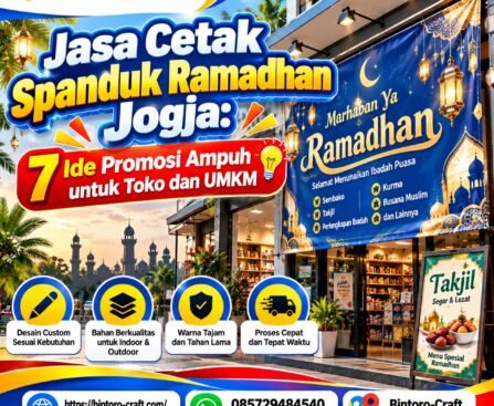 Jasa Cetak Spanduk Ramadhan Jogja: 7 Ide Promosi Ampuh untuk Toko dan UMKM