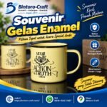 souvenir gelas enamel