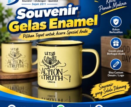 souvenir gelas enamel