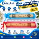 Undangan Gulung Kemasan Tile